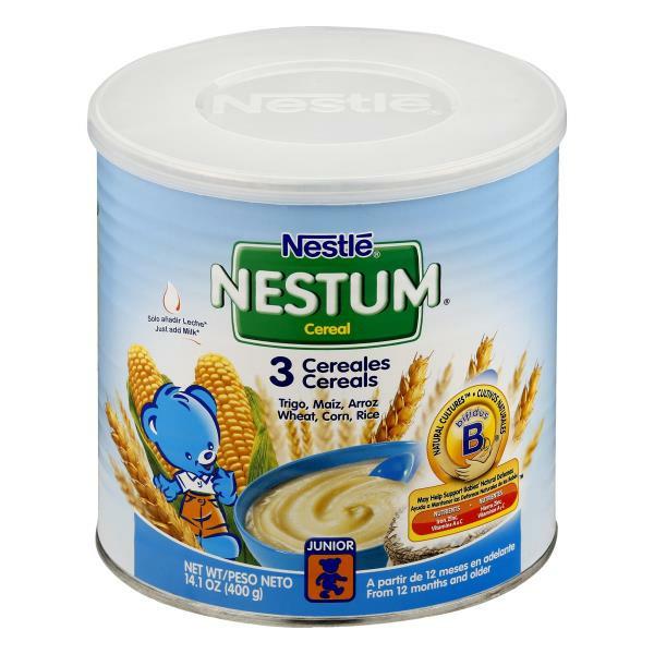 Nestle Nestum Infant Cereal, 3 Cereals, 14.1 oz (Pack of 6) 